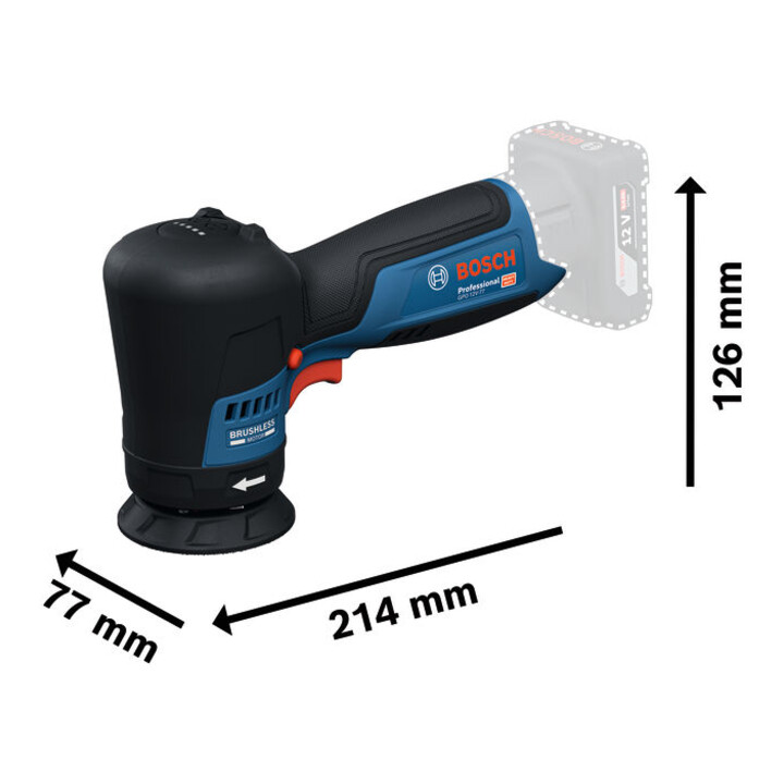 Bosch Polisseuse GPO 12V-77 77 mm Polisseuse rotative