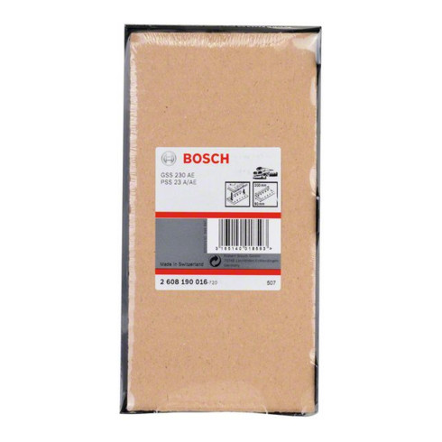 Bosch ponsgereedschap voor ongeperforeerde schuurvellen 93 x 230 mm 8 gaten