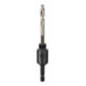 Bosch Porte-foret et foret de centrage pour scie-cloche, 14-30 x 44 mm