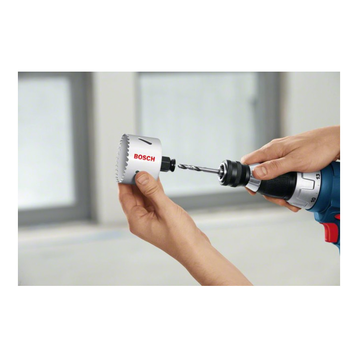 Bosch Power-Change-Adapter 8-mm-Sechskantaufnahmeschaft für Lochsägen 14-210 mm