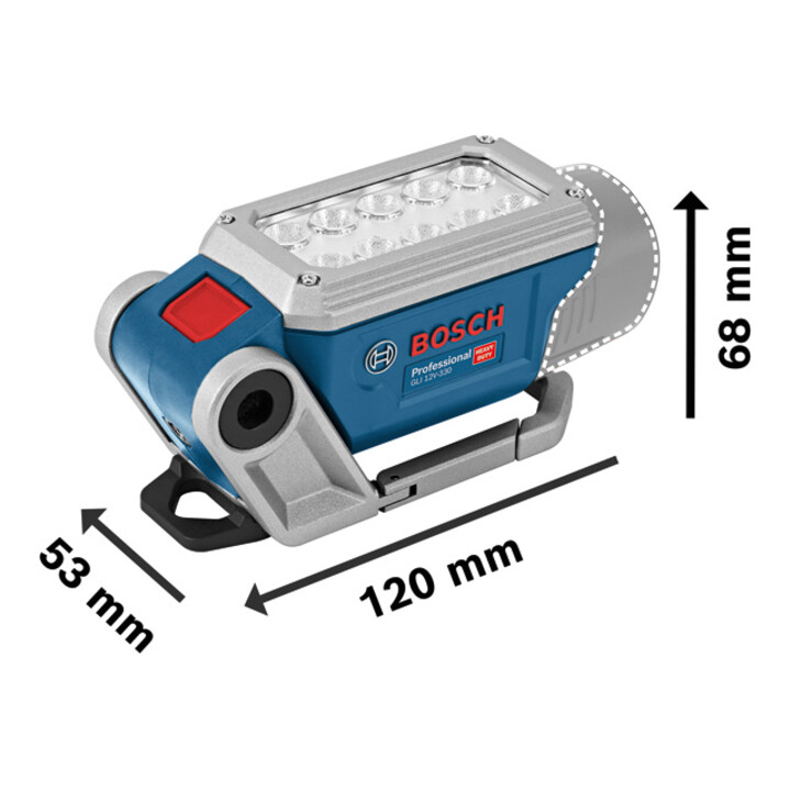 Bosch Power Tools Akku-Lampe GLI DeciLED 12V-330