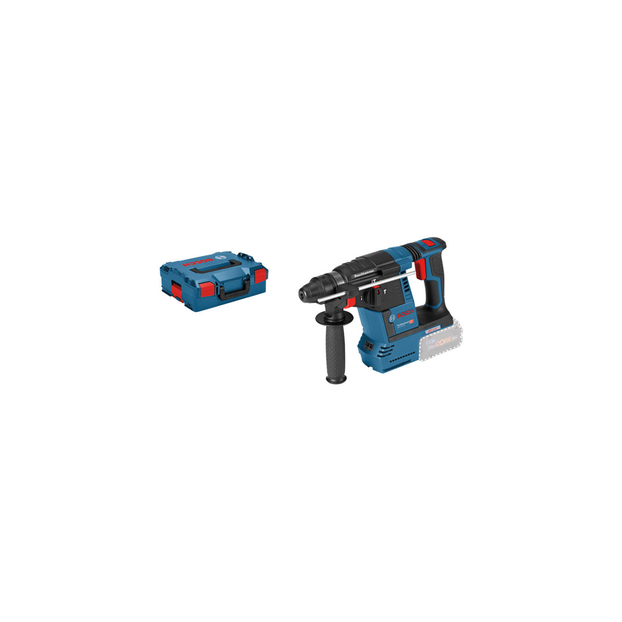 Bosch Power Tools Akku-Schlagbohhammer L-BOXX clic+go Plus GBH 18V-26