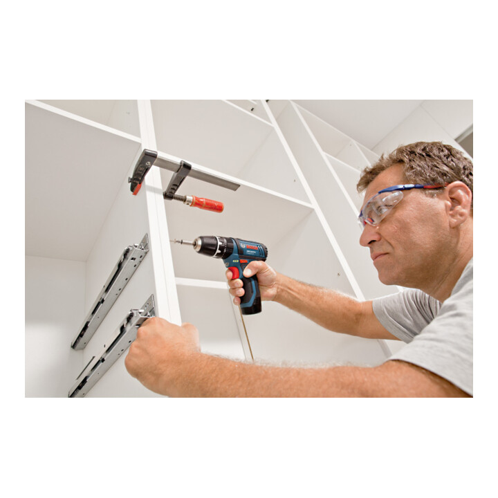 Bosch Power Tools Akku-Schlagbohrschrauber 12 V,Bohrset, Tasche GSB 12V-15