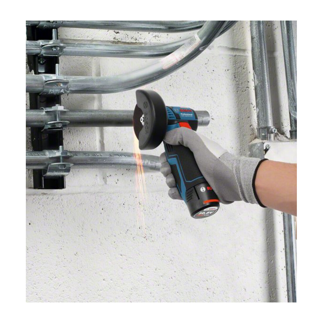 Bosch Power Tools Akku-Winkelschleifer GWS 12-76 V-EC Pro
