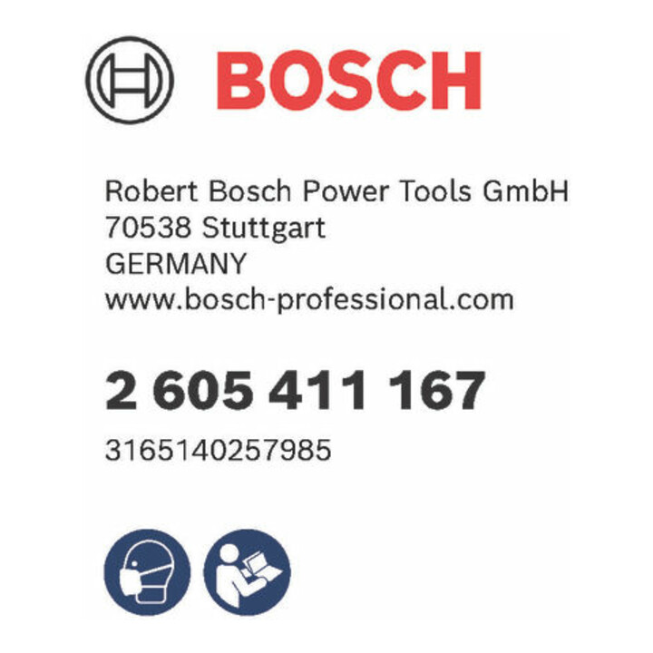 Bosch Power Tools Papierfilterbeutel f.GAS25 2605411167