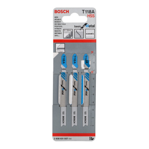Bosch Power Tools Sägeblatt T 118 A 2608631013