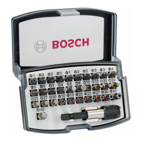 Bosch Power Tools Schrauber-Bit-Set 32-teilig 2607017319