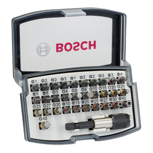 Bosch Power Tools Schrauber-Bit-Set 32-teilig 2607017319