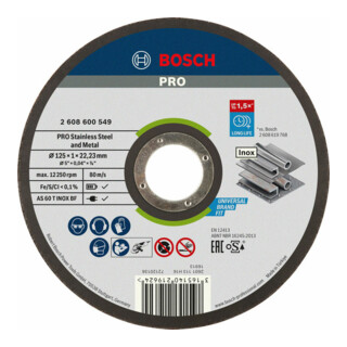 Bosch Trennscheiben Expert for Inox, gerade