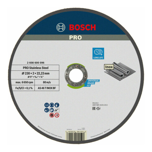 Bosch Power Tools Trennscheibe 230x2mm 2608600096