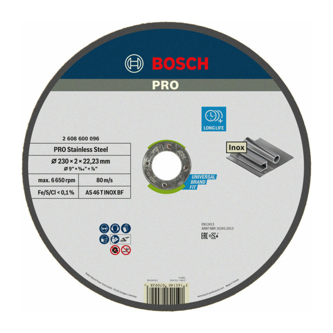 Bosch Power Tools Trennscheibe 230x2mm 2608600096