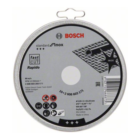 Bosch Trennscheibe gerade Standard for Inox Rapido WA 60 T BF