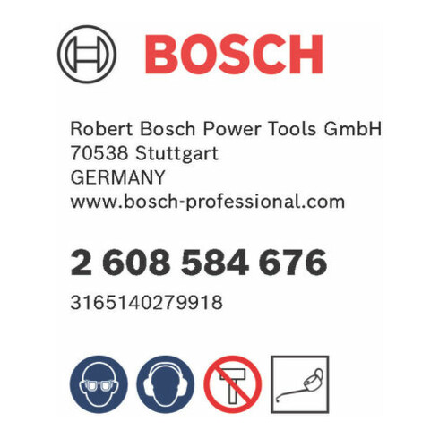 Bosch Power Tools Zentrierbohrer HSS-G 2608584676