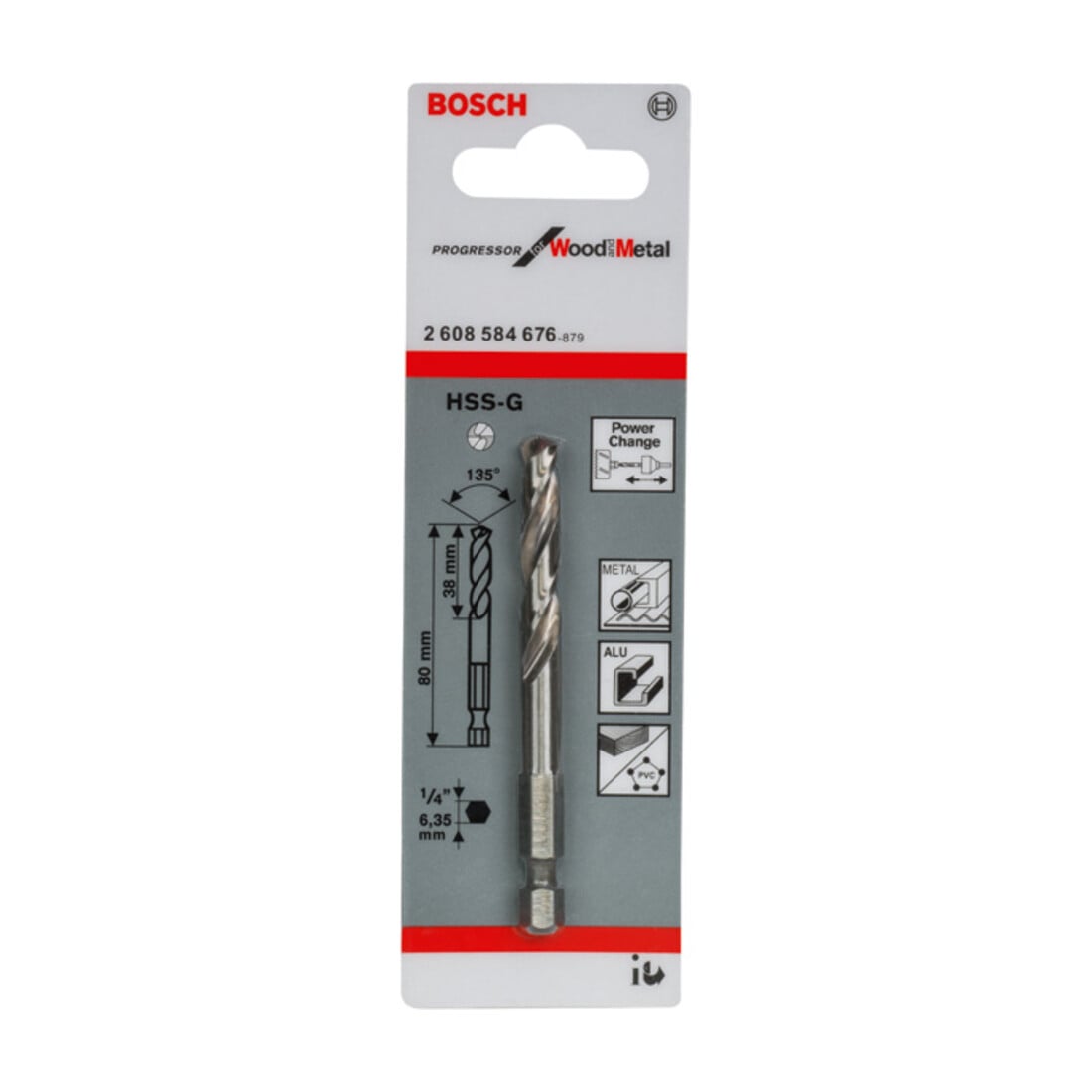 Bosch Zentrierbohrer HSS-G 2608596295