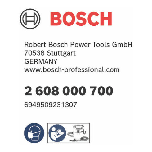 Bosch Prefiltro GAS 12-25
