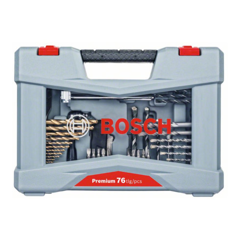 Bosch Premium X-Line Bohrer- und Schrauber-Set, 76-teilig