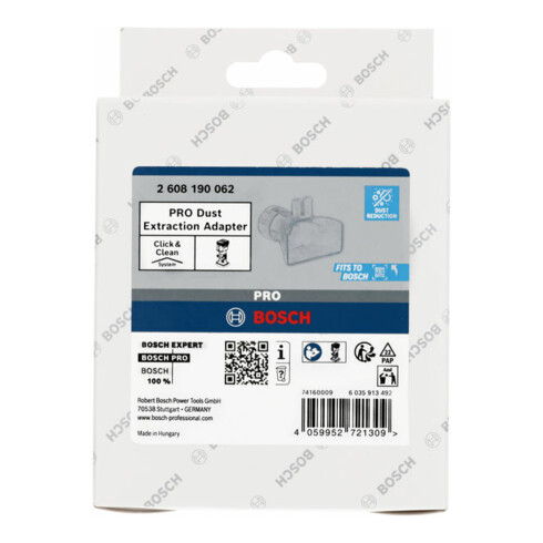 Bosch PRO Absaugadapter, Kantenfräse