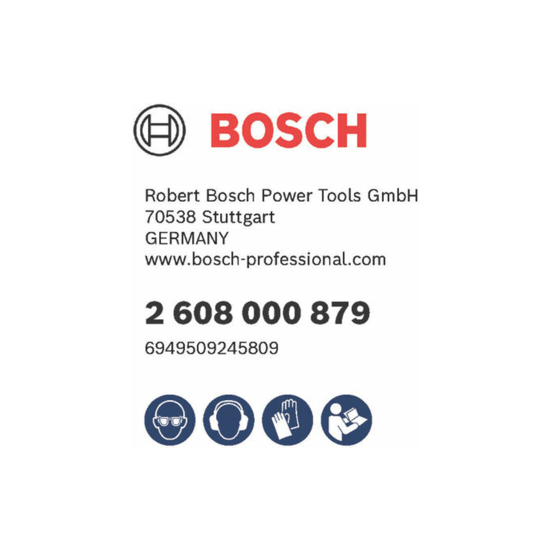 Bosch PRO Absaughaube, mit Schlüssel, 115/125 mm