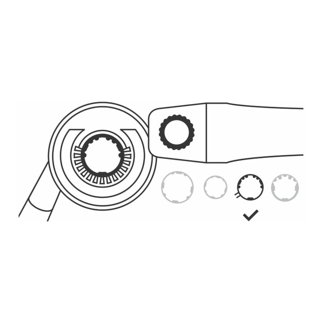 Bosch PRO Absaughaube, mit Schlüssel, 115/125 mm