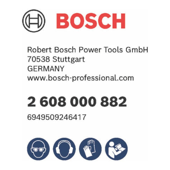 Bosch PRO Absaughaube, ohne Schlüssel, 115/125 mm