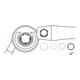 Bosch PRO Absaughaube, ohne Schlüssel, HG, 115/125 mm