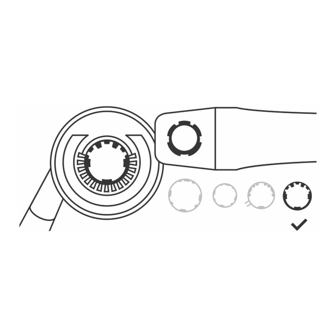 Bosch PRO Absaughaube, ohne Schlüssel, HG, 115/125 mm