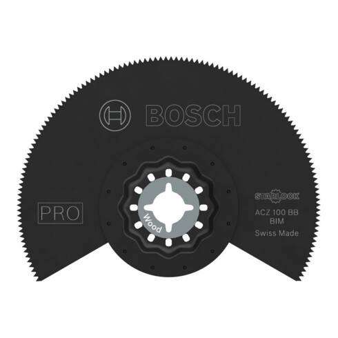 Bosch PRO ACZ 100 BB Blatt für Multifunktionswerkzeuge, 100 mm, 10-tlg.