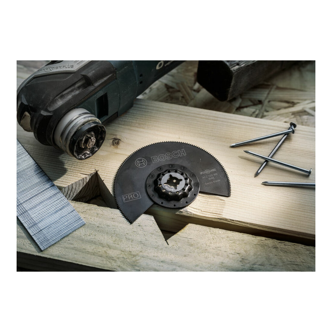 Bosch PRO ACZ 100 BB Blatt für Multifunktionswerkzeuge, 100 mm, 10-tlg.