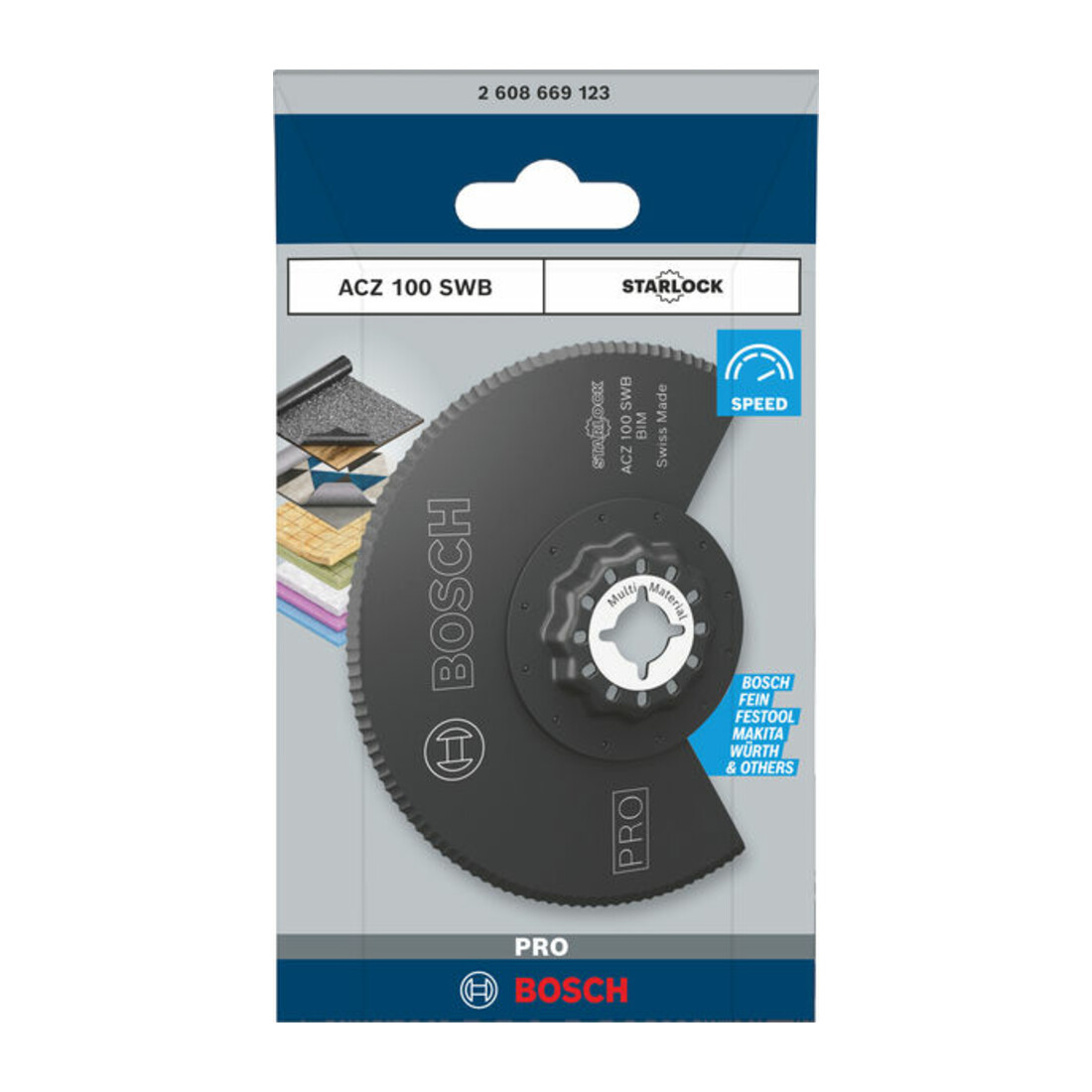 Bosch PRO ACZ 100 SWB Blatt für Multifunktionswerkzeuge, 100 mm
