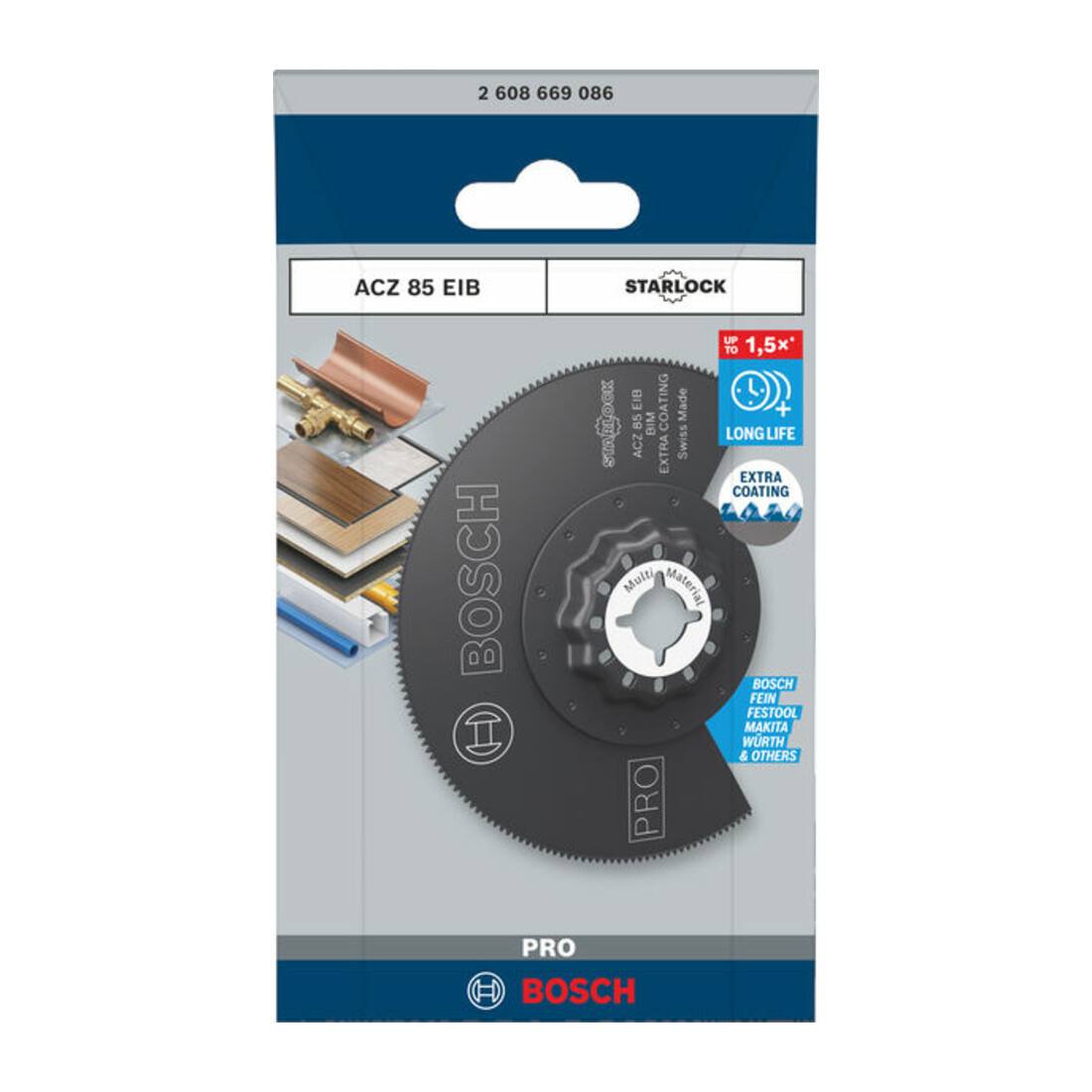 Bosch PRO ACZ 85 EIB Blatt für Multifunktionswerkzeuge, 85 mm