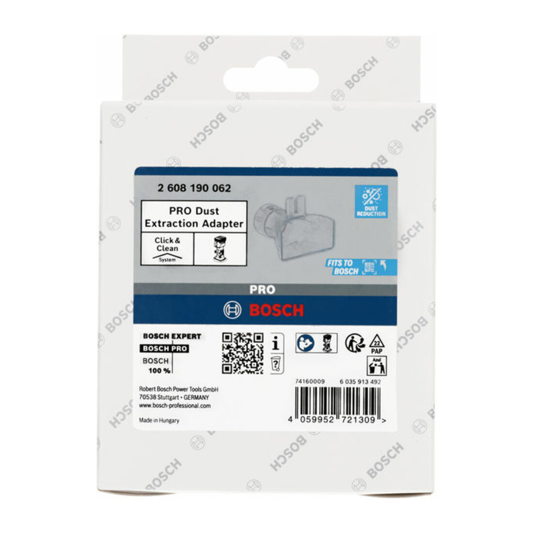 Bosch PRO Adaptateur d'aspiration, défonceuse d'angle