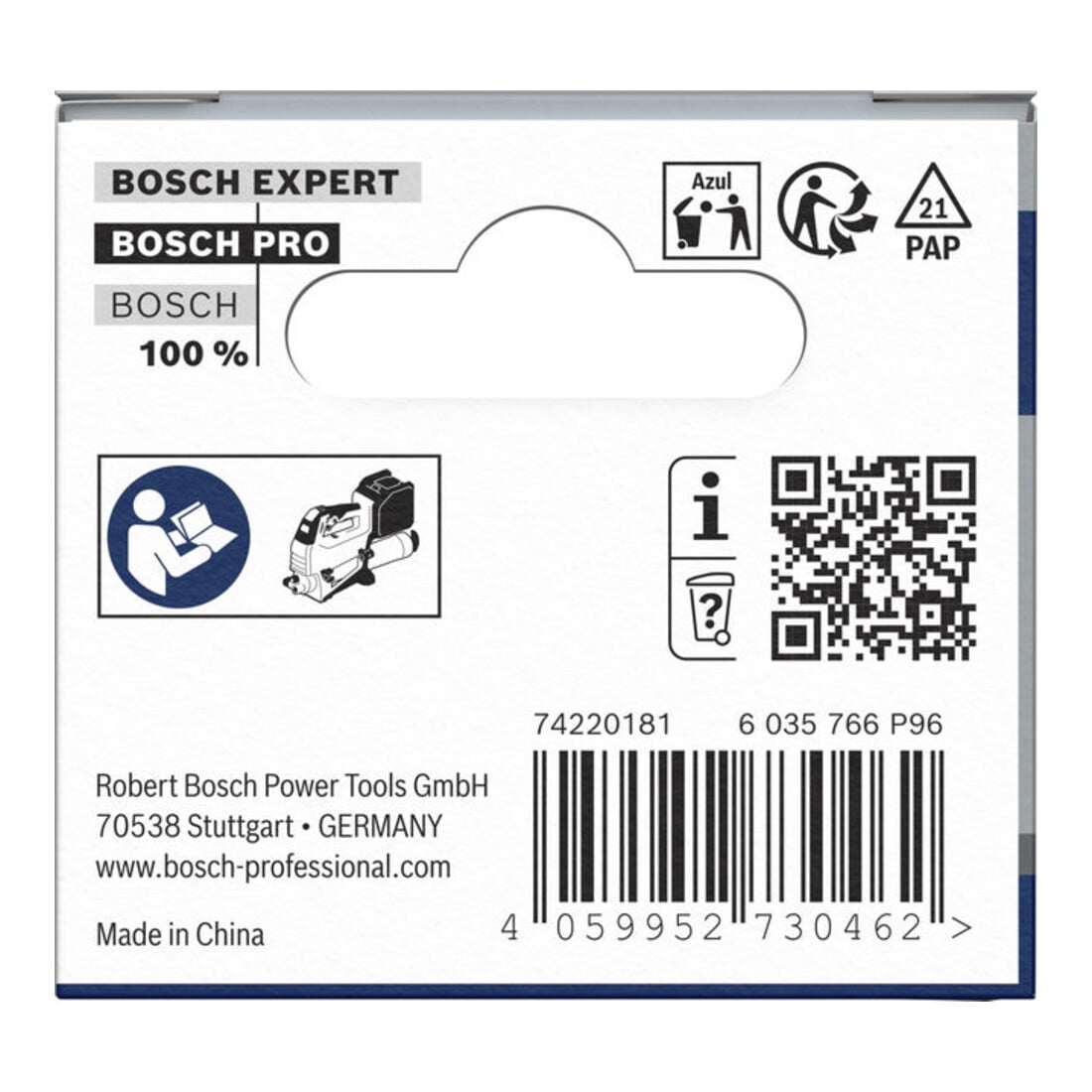 Bosch PRO Adaptateur pour pompe à graisse, cartouche à vis 400 g