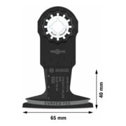 Bosch PRO AII 65 APIB Blatt für Multifunktionswerkzeuge, 65 x 40 mm, 25-tlg.-5
