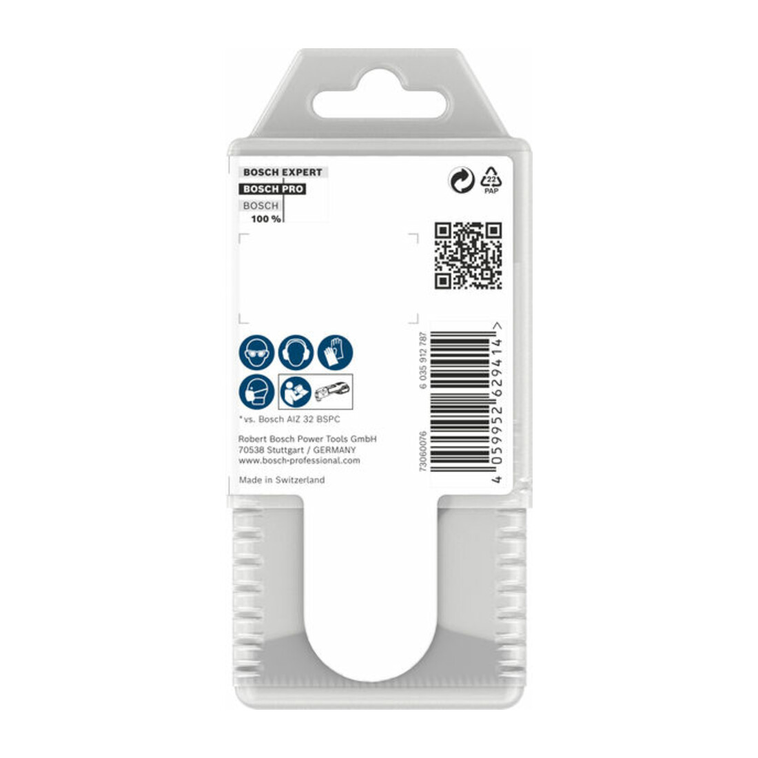 Bosch PRO AII 65 BSPIB Blatt für Multifunktionswerkzeuge, 65 x 40 mm, 10-tlg.