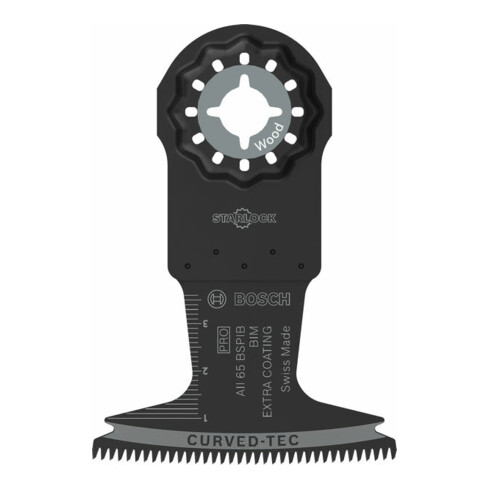 Bosch PRO AII 65 BSPIB Blatt für Multifunktionswerkzeuge, 65 x 40 mm, 25-tlg.