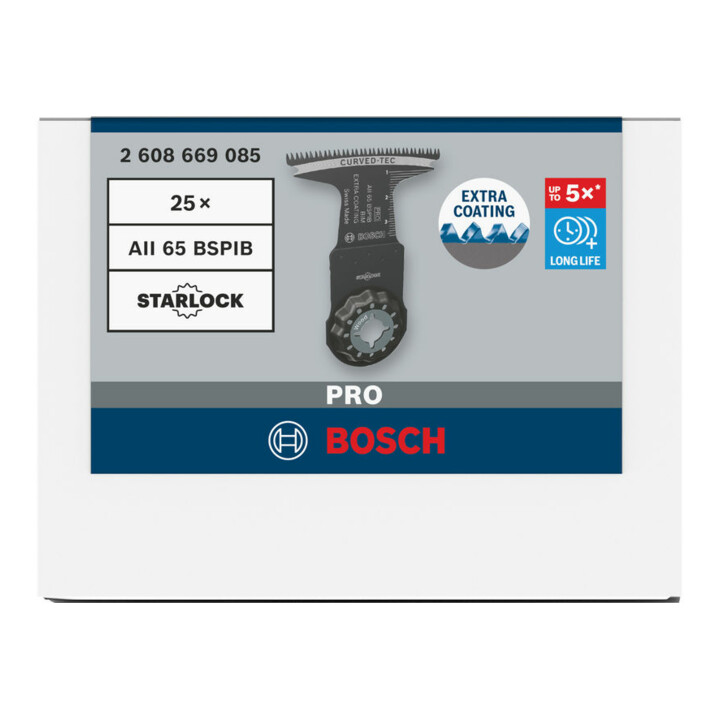 Bosch PRO AII 65 BSPIB Lame pour outils multifonctions, 65 x 40 mm.