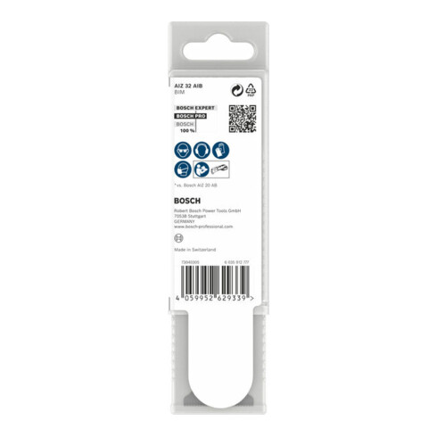 Bosch PRO AIZ 32 AIB Lame pour outils multifonctions, 32 x 50 mm, 10 pcs
