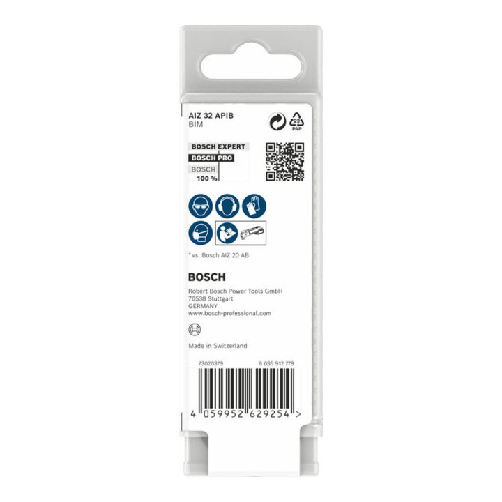 Bosch PRO AIZ 32 APIB Blatt für Multifunktionswerkzeuge, 32 x 50 mm, 10-tlg.