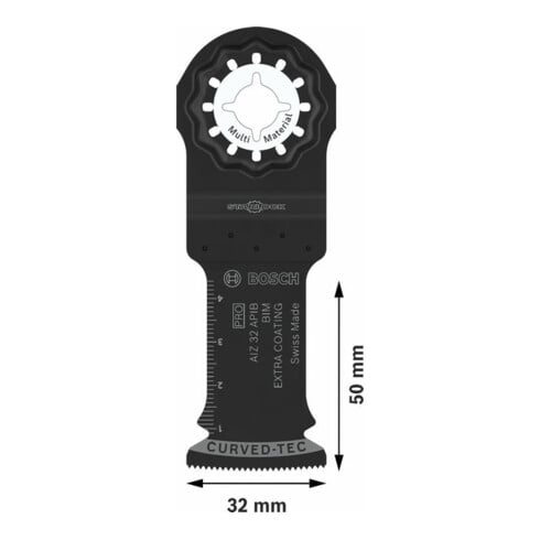Bosch PRO AIZ 32 APIB Blatt für Multifunktionswerkzeuge, 32 x 50 mm, 5-tlg.