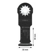 Bosch PRO AIZ 32 APIB Blatt für Multifunktionswerkzeuge, 32 x 50 mm, 5-tlg.-5