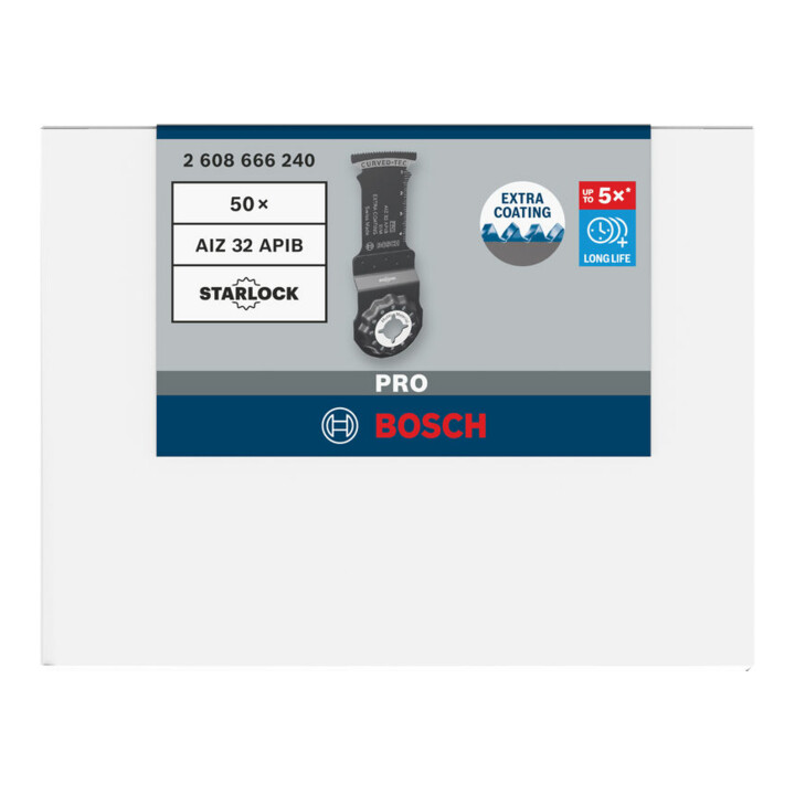 Bosch PRO AIZ 32 APIB Blatt für Multifunktionswerkzeuge, 32 x 50 mm, 50-tlg.