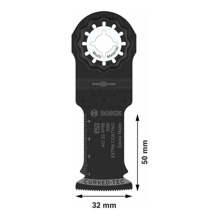 Bosch PRO AIZ 32 APIB Blatt für Multifunktionswerkzeuge, 32 x 50 mm, 50-tlg.