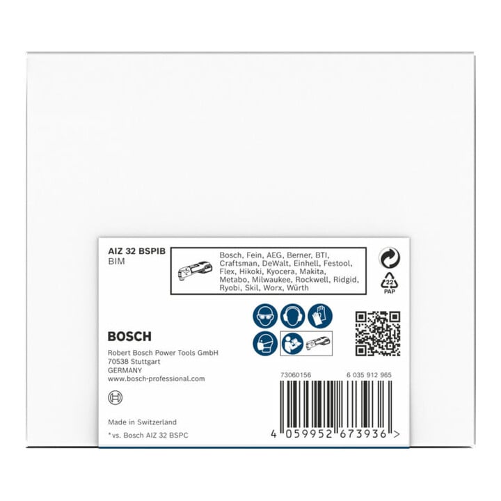 Bosch PRO AIZ 32 BSPIB Blatt für Multifunktionswerkzeuge, 32 x 50 mm, 50-tlg.