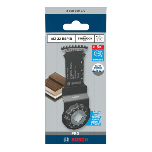 Bosch PRO AIZ 32 BSPIB Blatt für Multifunktionswerkzeuge, 32 x 50 mm