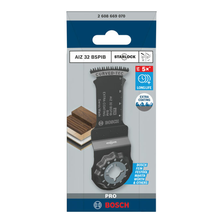 Bosch PRO AIZ 32 BSPIB Lame pour outils multifonctions, 32 x 50 mm
