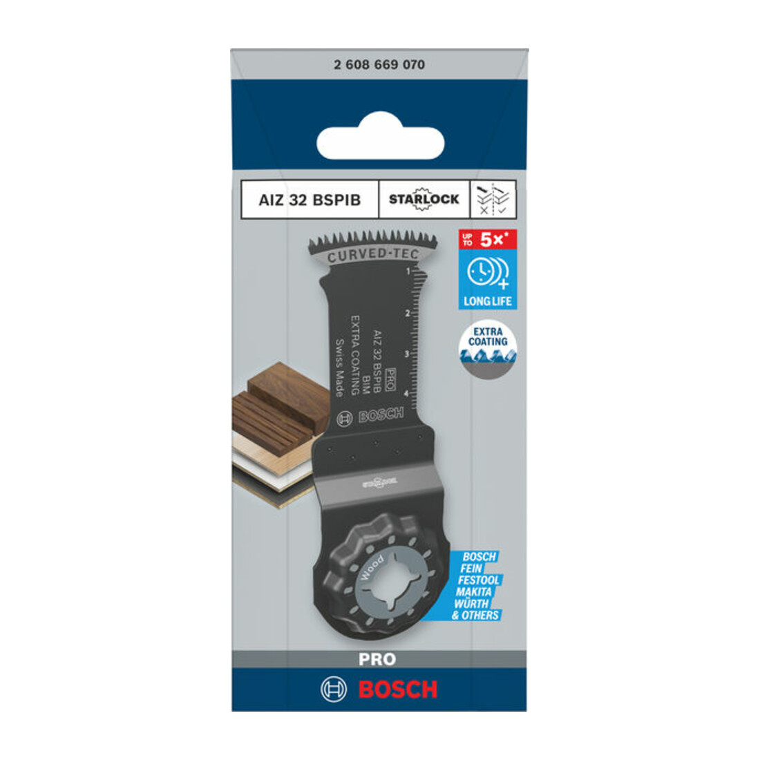 Bosch PRO AIZ 32 BSPIB Lame pour outils multifonctions, 32 x 50 mm
