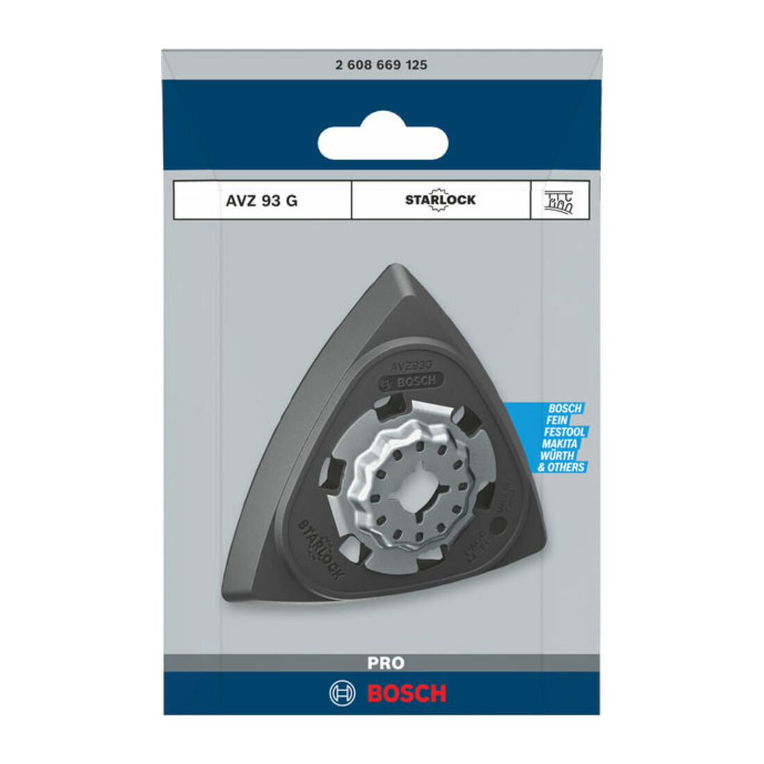 Bosch PRO AVZ 93 G Zubehör für Multifunktionswerkzeuge, 93 mm
