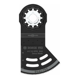 Bosch PRO AYZ 53 BPB Dual-Tec Blatt für Multifunktionswerkzeuge, 53 x 40 mm, 10-tlg.