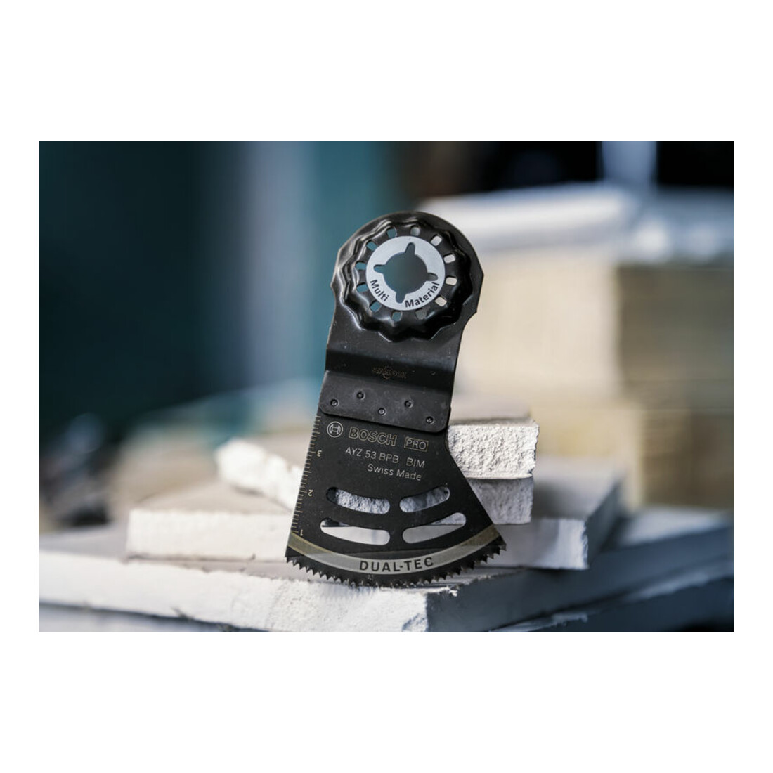 Bosch PRO AYZ 53 BPB Dual-Tec Blatt für Multifunktionswerkzeuge, 53 x 40 mm, 25-tlg.