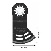 Bosch PRO AYZ 53 BPB Dual-Tec Blatt für Multifunktionswerkzeuge, 53 x 40 mm, 5-tlg.-5